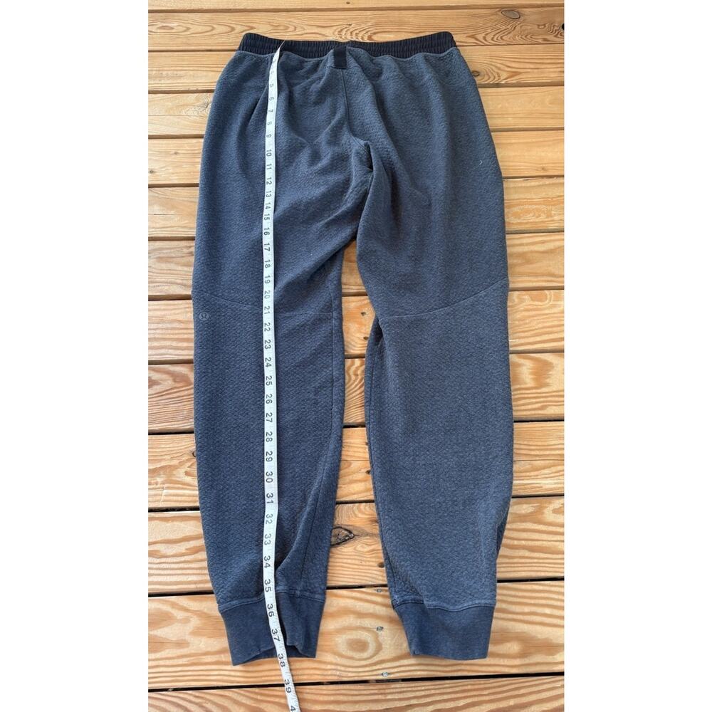 Lululemon Men’s At Ease Textured Sweatpants Size M Grey T10 - Picture 5 of 8